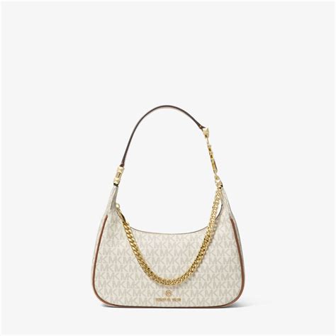 michael kors piper small logo shoulder bag|Michael Kors Piper Small Pouchette Shoulder Bag .